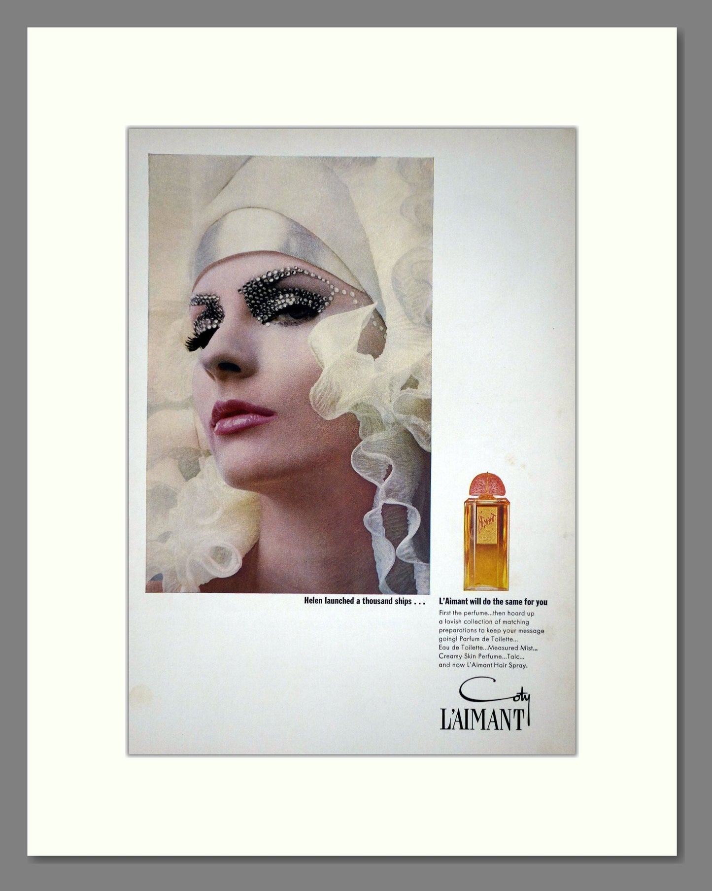 Coty - L'Aimant. Vintage Advert 1965 (ref AD66033)