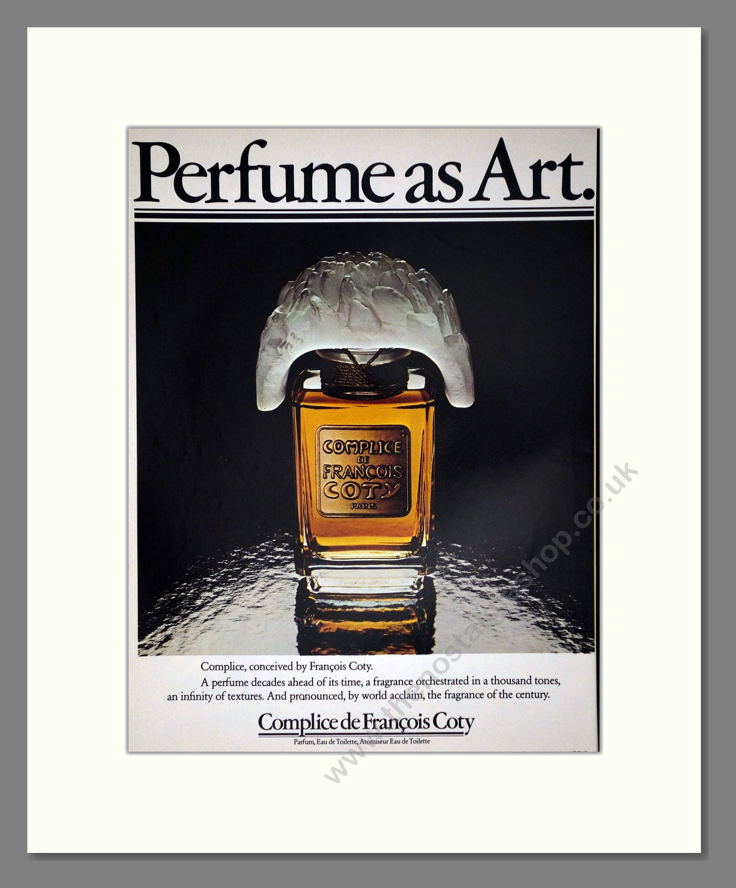 Coty - Complice. Vintage Advert 1976 (ref AD66042)