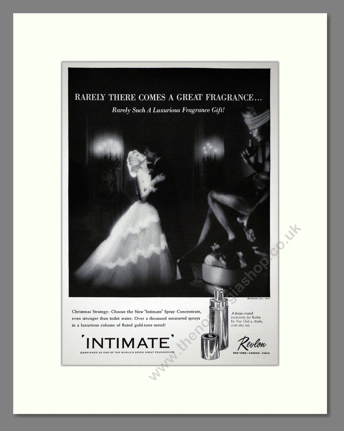 Revlon - Intimate. Vintage Advert 1959 (ref AD66056)
