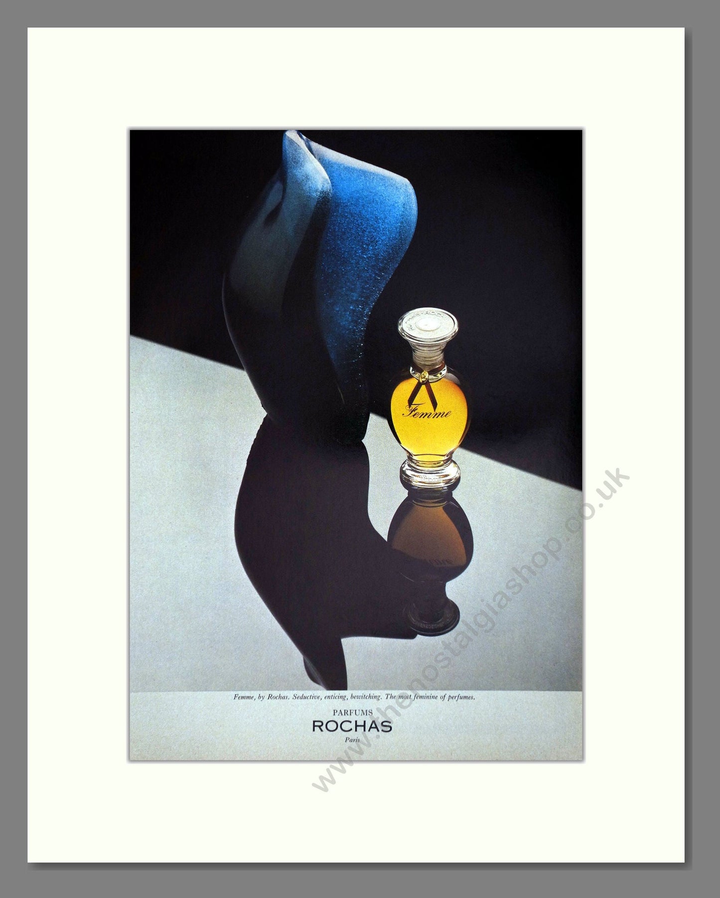 Rochas - Femme. Vintage Advert 1977 (ref AD66066)