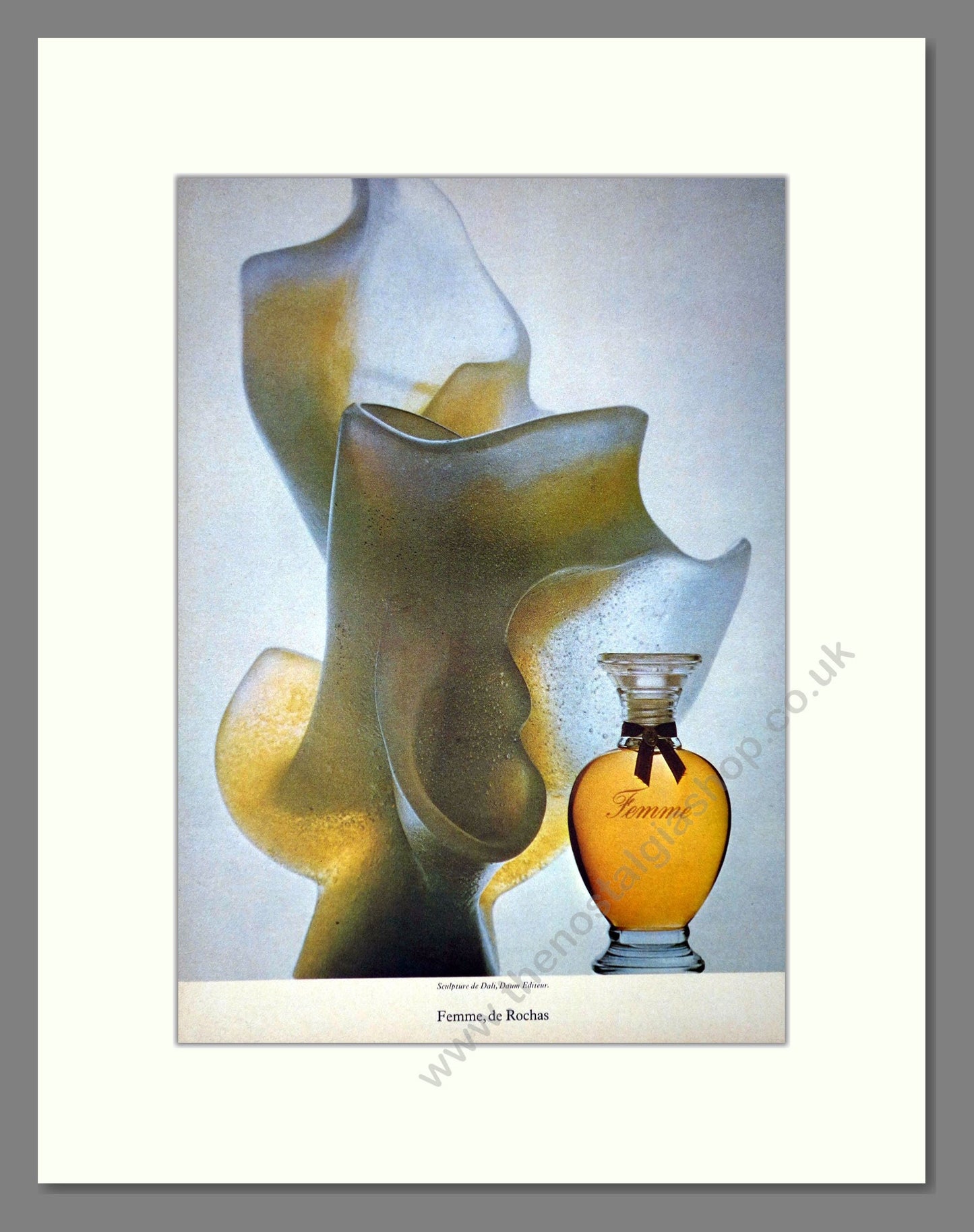 Rochas - Femme. Vintage Advert 1974 (ref AD66069)