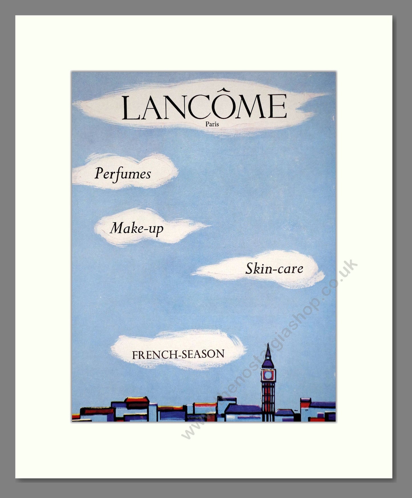 Lancome - French Season (Double Advert). Vintage Advert 1960 (ref AD66095)
