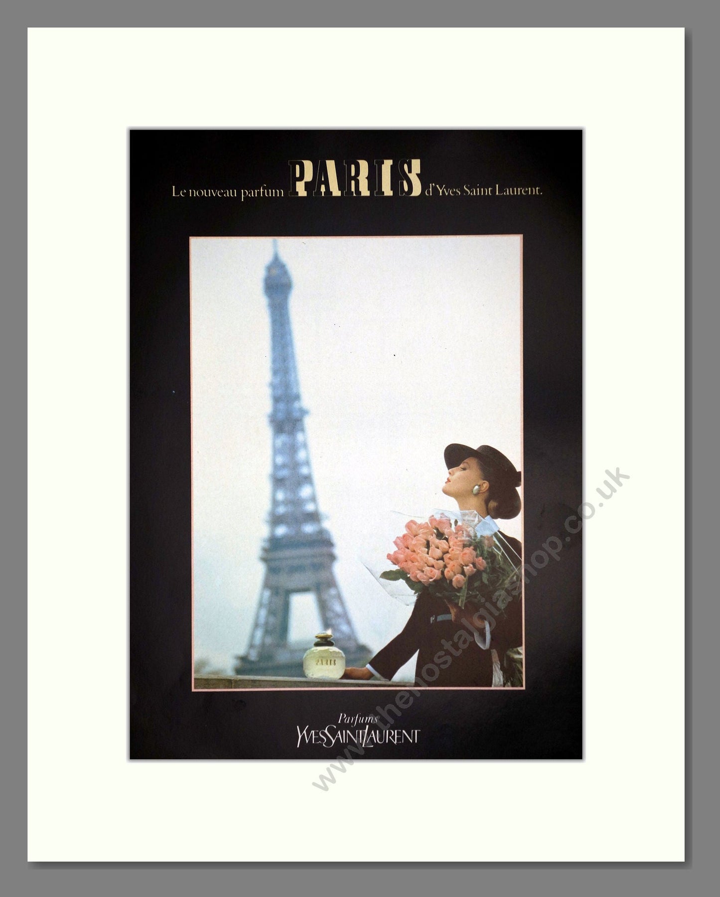 Yves Saint Laurent - Paris. Vintage Advert 1984 (ref AD66127)