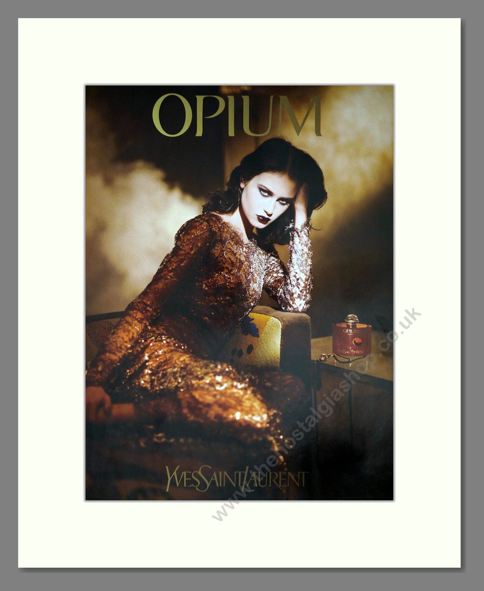Yves Saint Laurent - Opium. Vintage Advert 2000 (ref AD66130