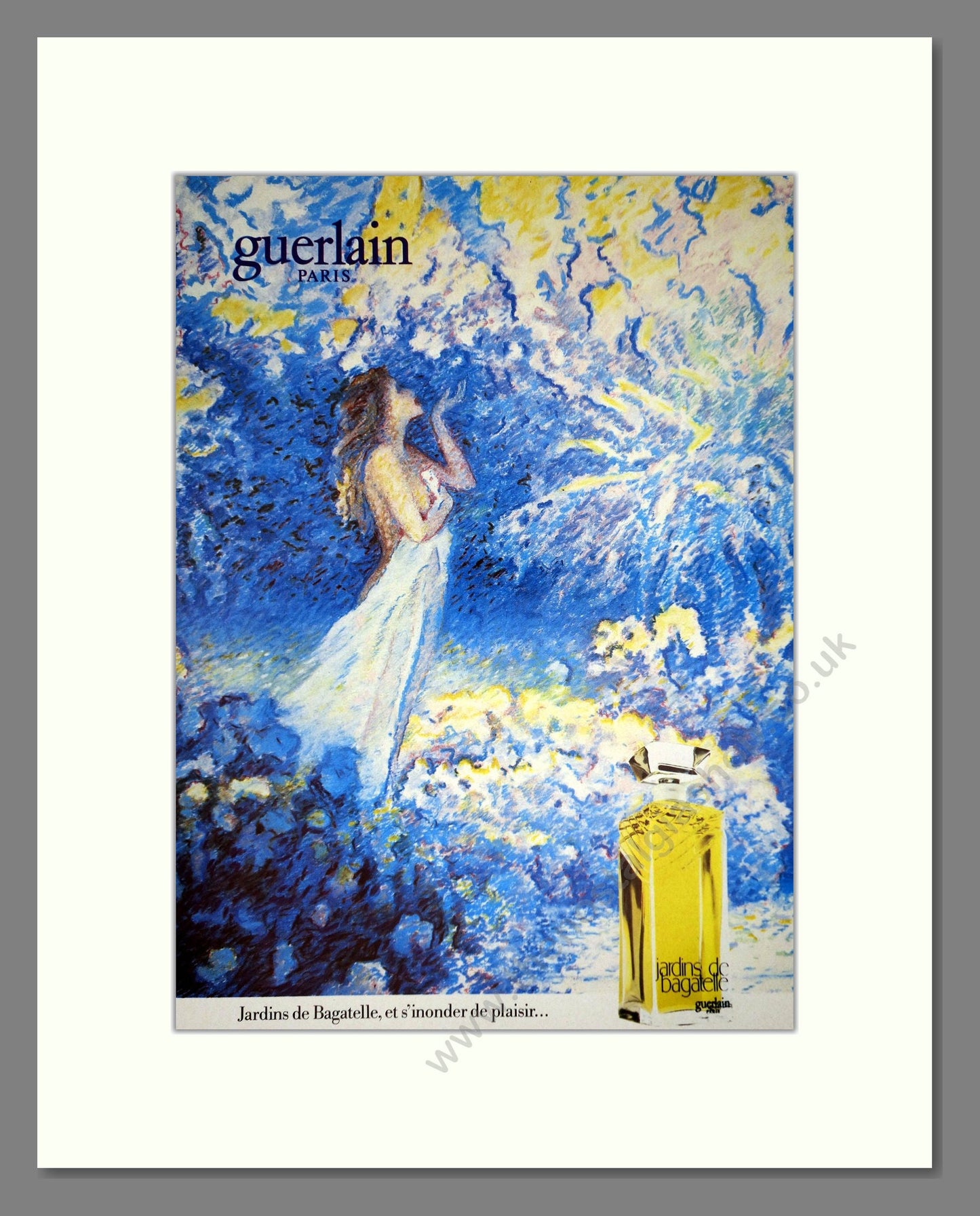 Guerlain - Jardins De Bagatelle. Vintage Advert 1984 (ref AD66152)