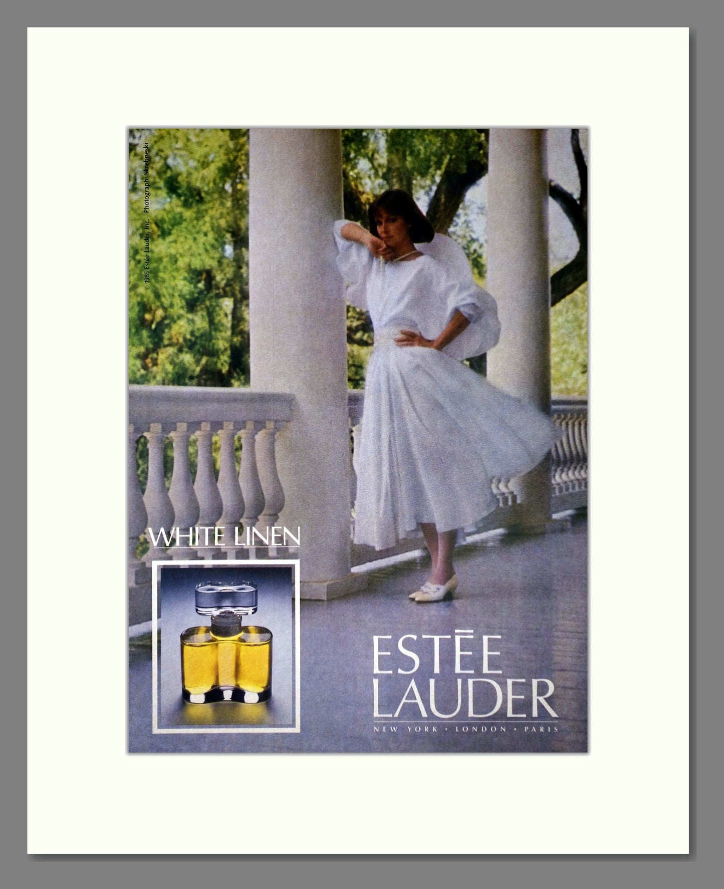 Estee Lauder - White Linen. Vintage Advert 1986 (ref AD66180)
