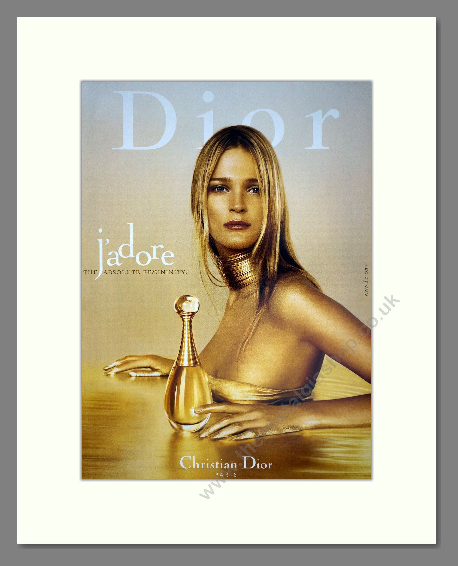 Dior - J'Adore. Vintage Advert 2001 (ref AD66189) – The Nostalgia Shop