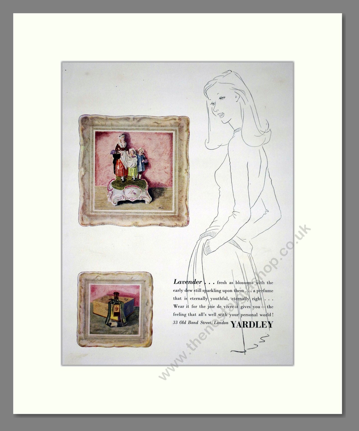 Yardley - Lavender. Vintage Advert 1947 (ref AD66224)