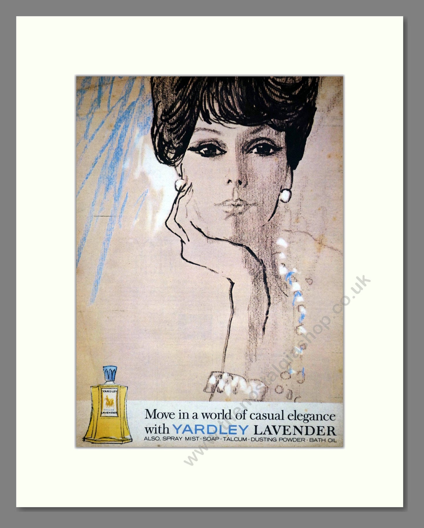 Yardley - Lavender. Vintage Advert 1962 (ref AD66232)