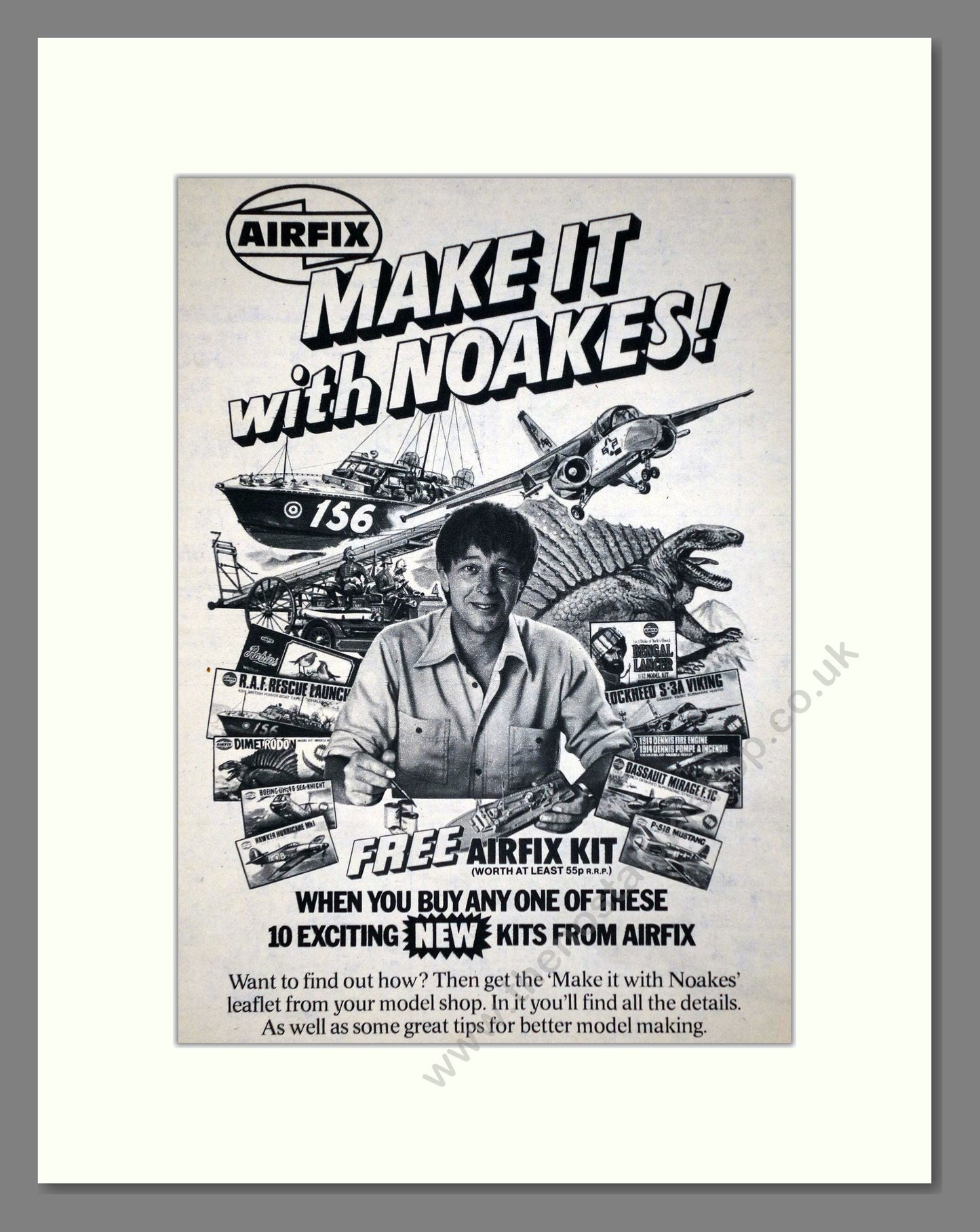 Airfix - John Noakes. Vintage Advert 1979 (ref AD65872)