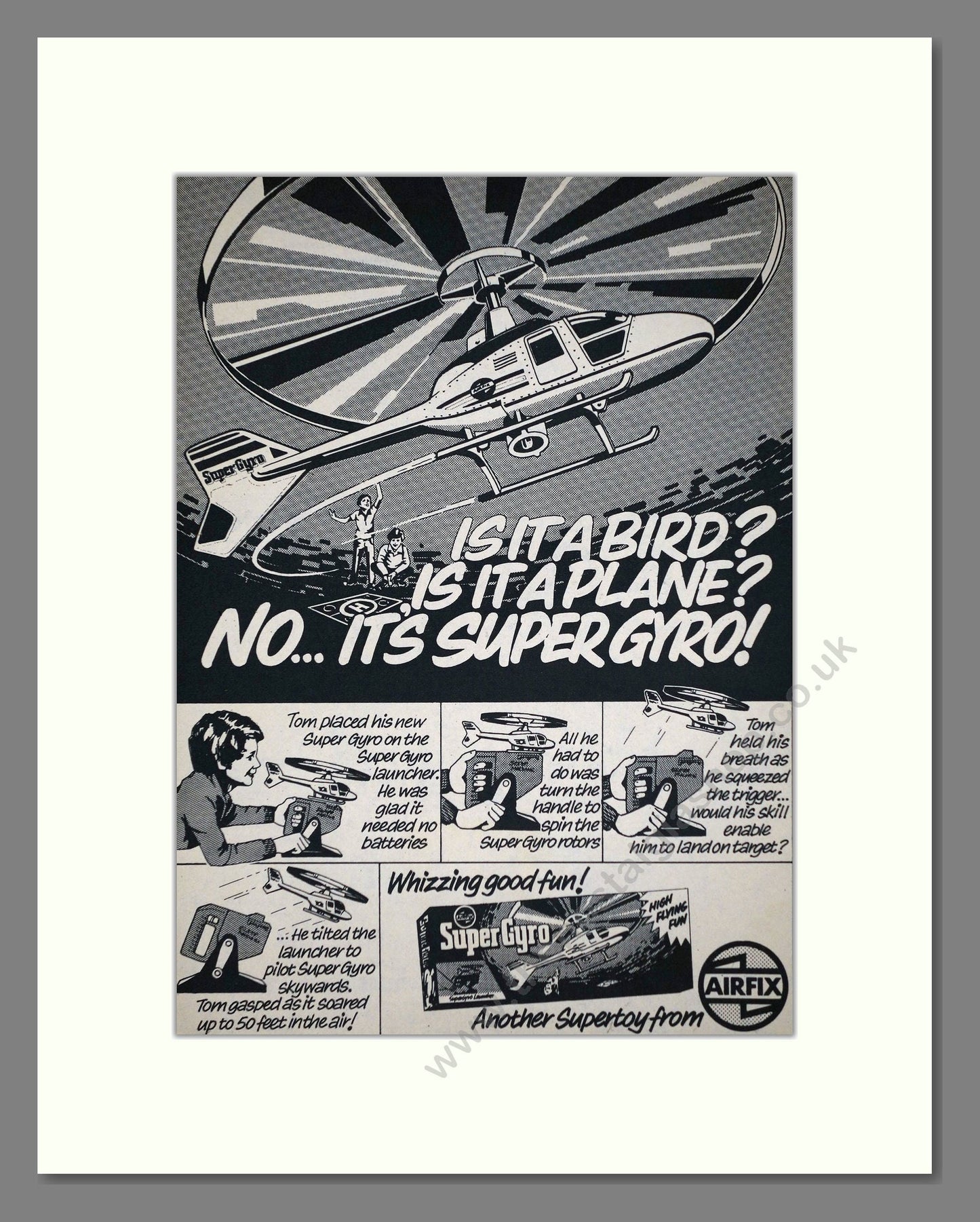 Airfix - Supergyro. Vintage Advert 1978 (ref AD65876)