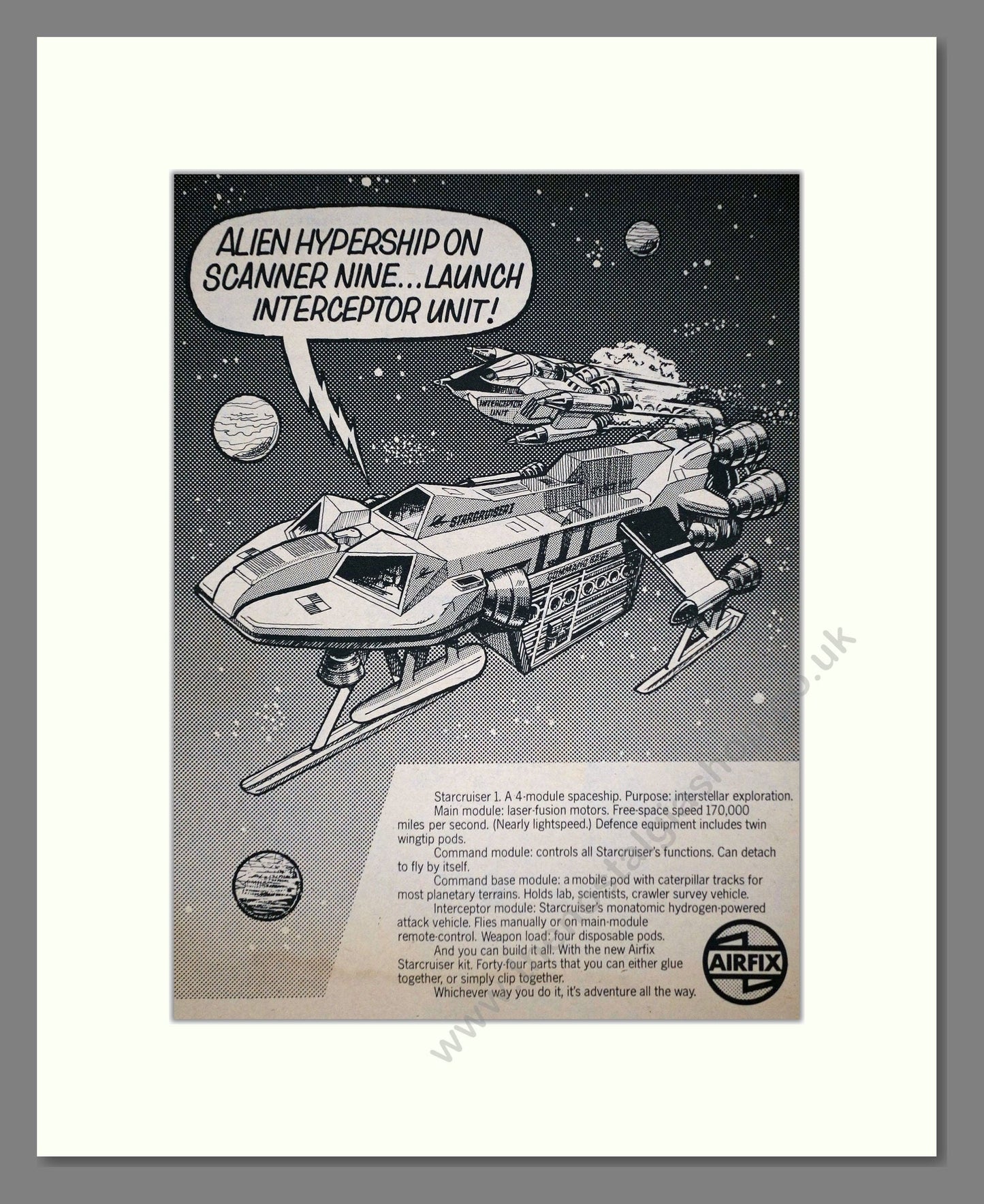 Airfix - Starcruiser 1. Vintage Advert 1978 (ref AD65877)