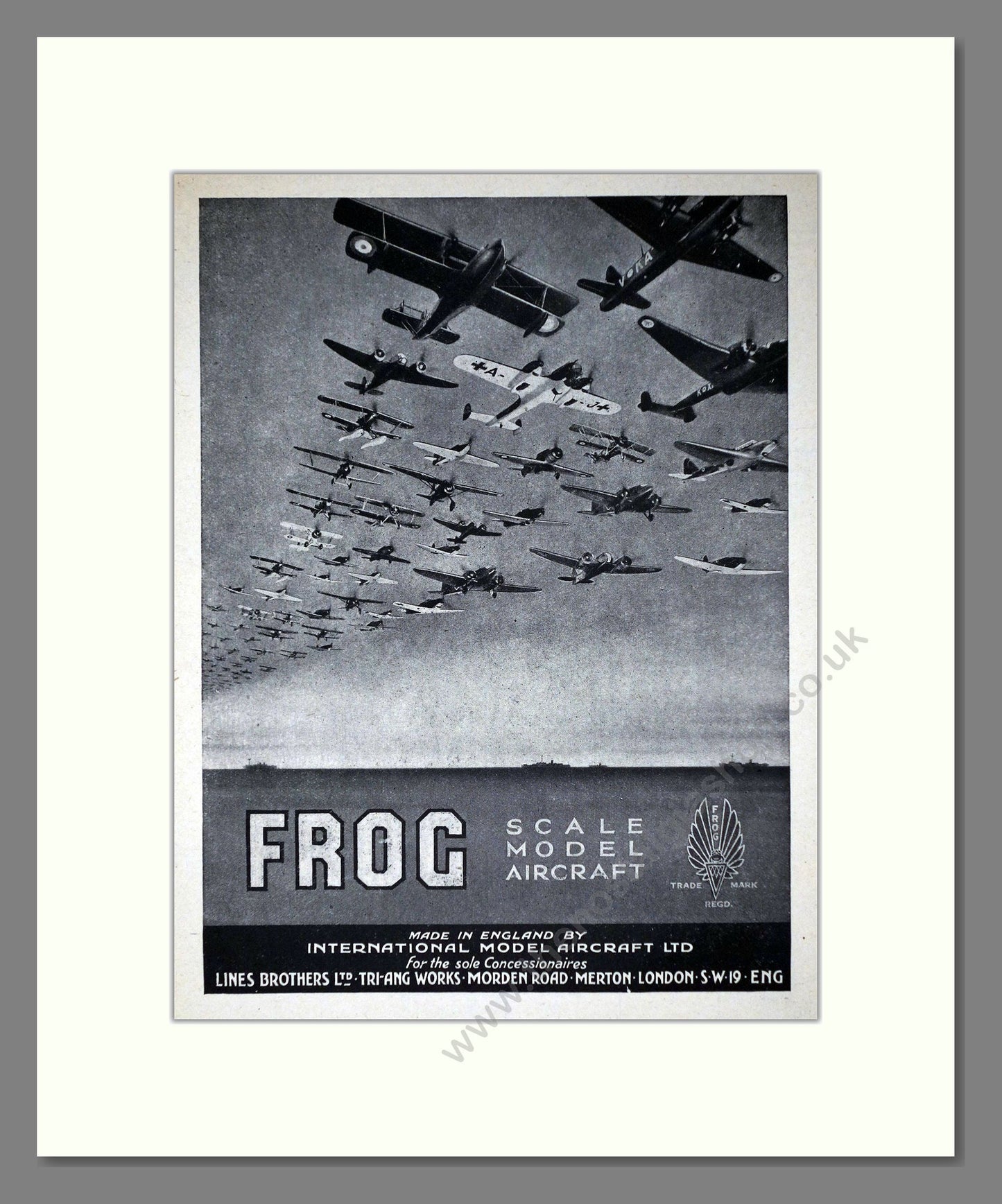Frog Model Aircraft - Scale Model Aircraft. Vintage Advert 1942 (ref AD65978)
