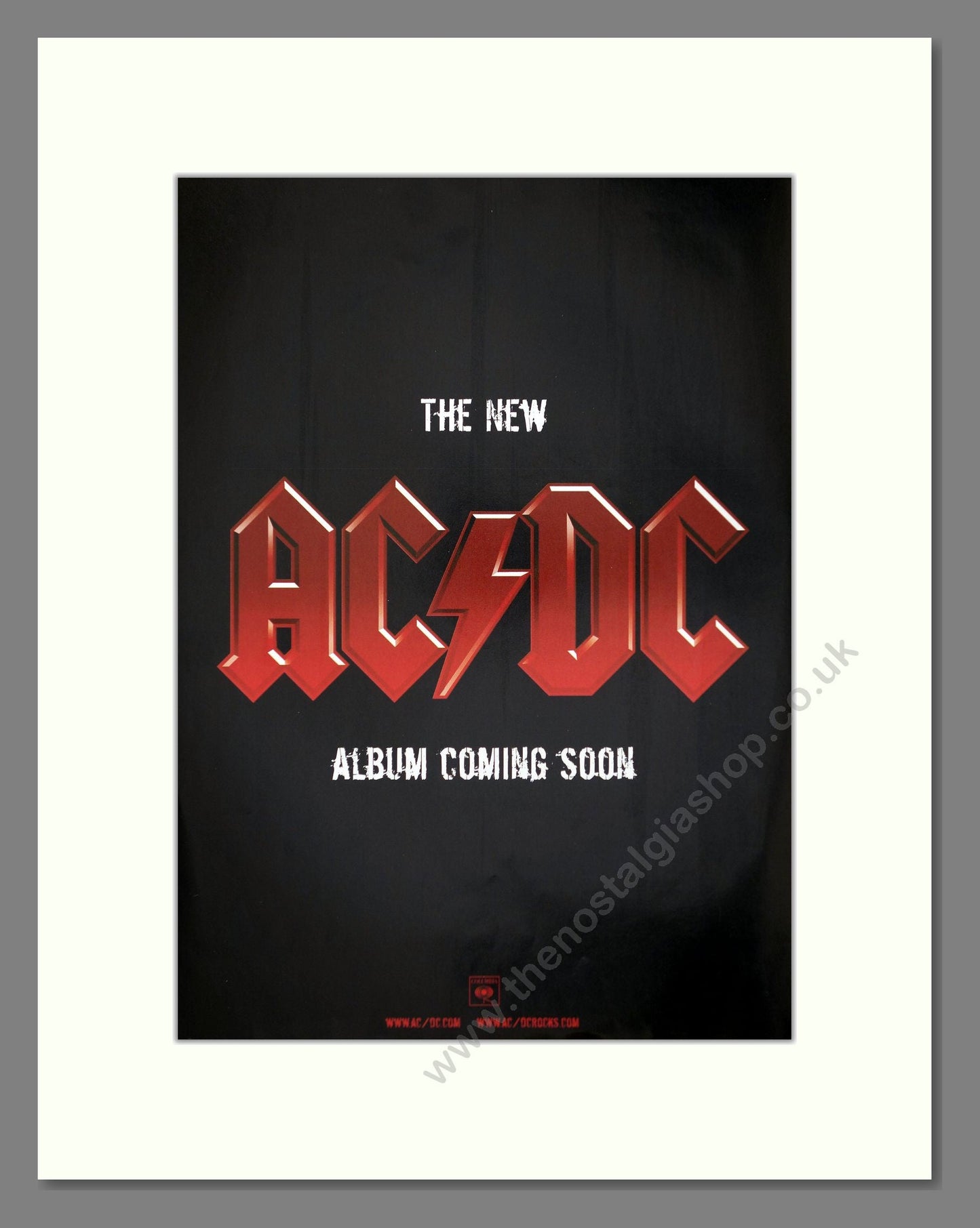 AC / DC - Black Ice. Vintage Advert 2008 (ref AD66330)