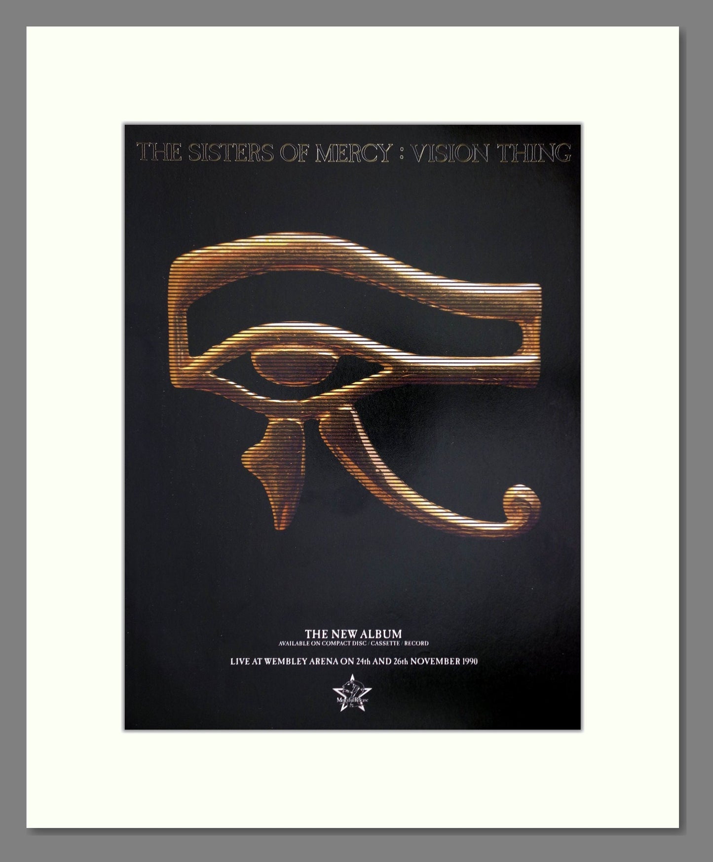 Sisters Of Mercy (The) - Vision Thing. Vintage Advert 1990 (ref AD66408)