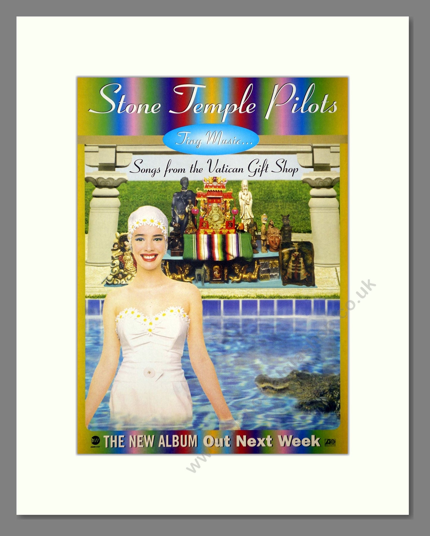 Stone Temple Pilots - Tiny Music… Songs From The Vatican Gift Shop. Vintage Advert 1996 (ref AD66412)