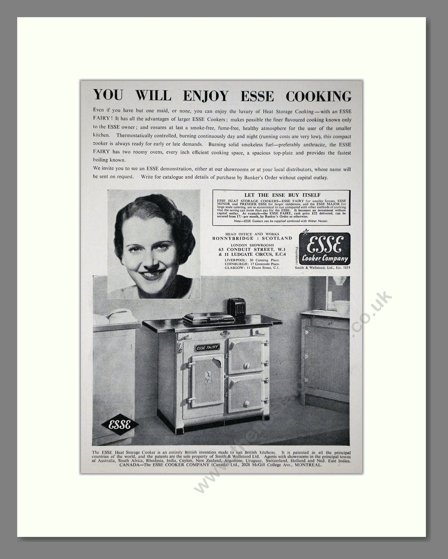 Esse - Fairy. Vintage Advert 1939 (ref AD66567)