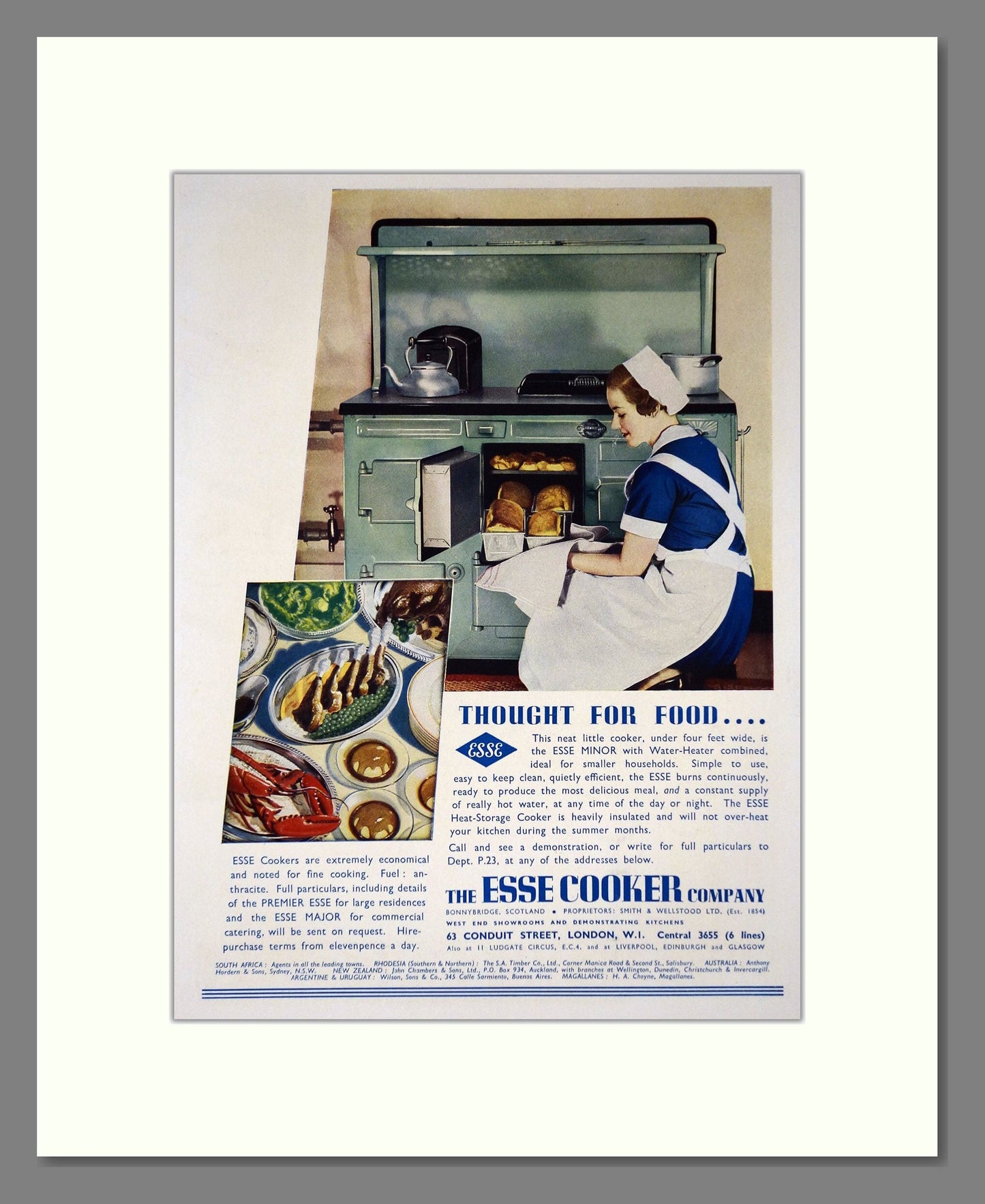 Esse - Minor Cooker. Vintage Advert 1937 (ref AD66607)