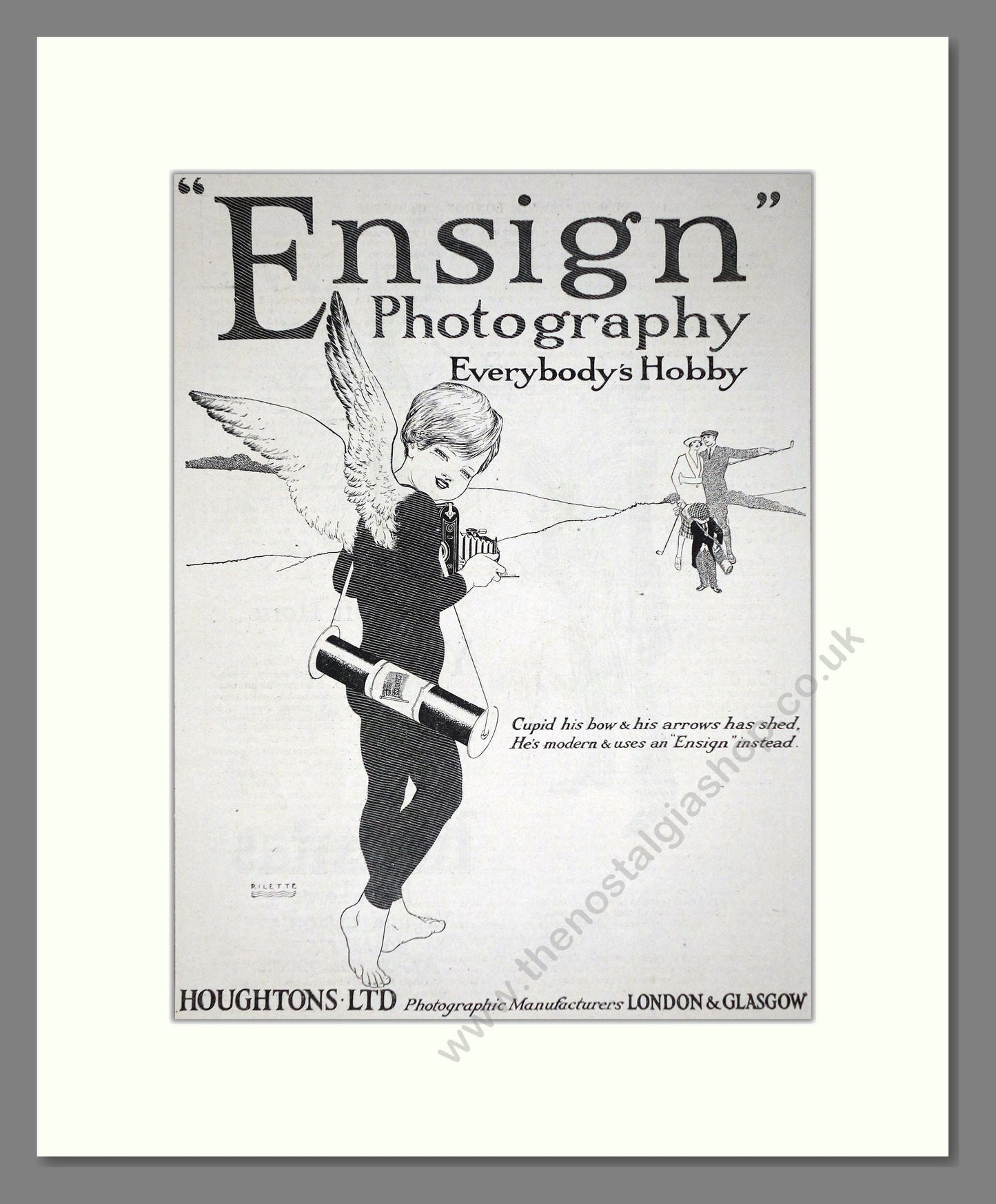 Ensign - Photography. Vintage Advert 1920 (ref AD66782)