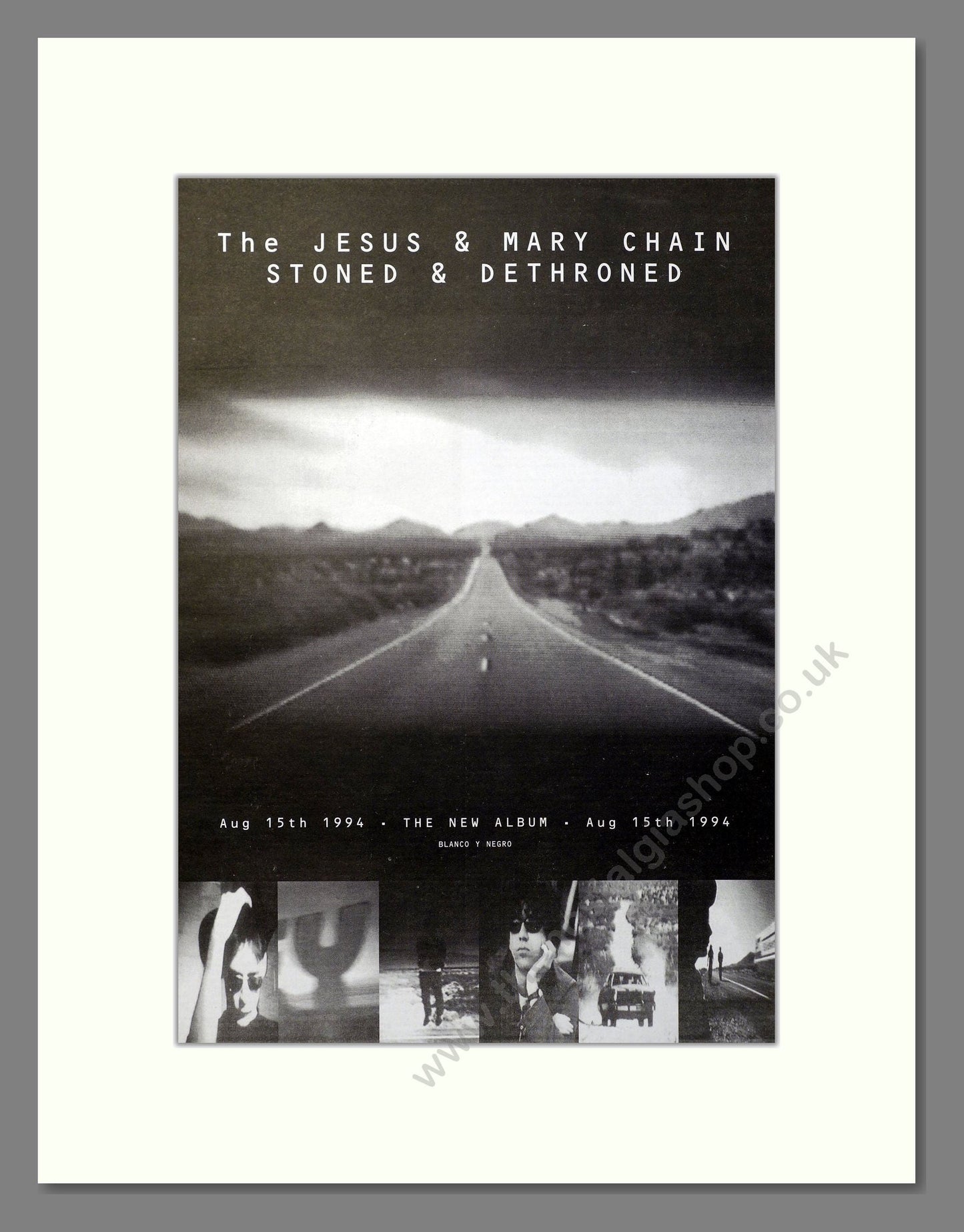 Jesus And Mary Chain (The) - Stoned And Dethroned. Vintage Advert 1994 (ref AD20889)