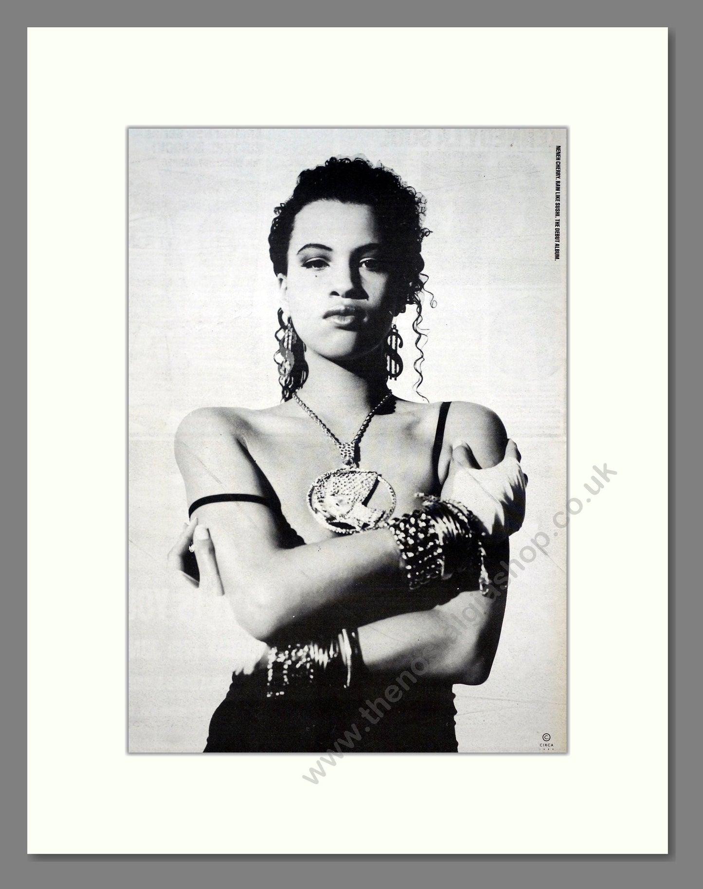 Nenah Cherry - Raw Like Sushi. Vintage Advert 1989 (ref AD20921)