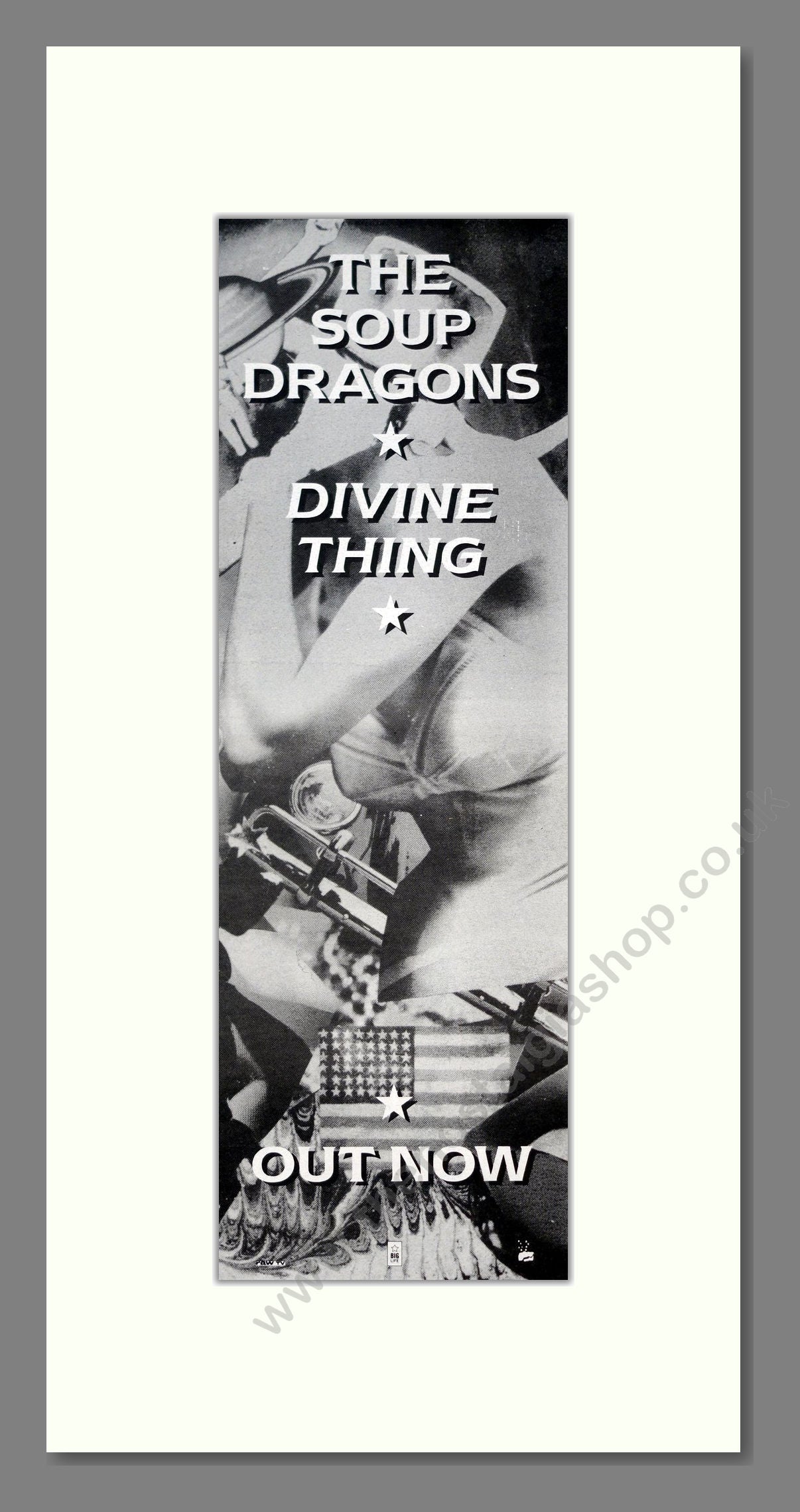 Soup Dragons (The) - Divine Thing. Vintage Advert 1992 (ref AD201592)