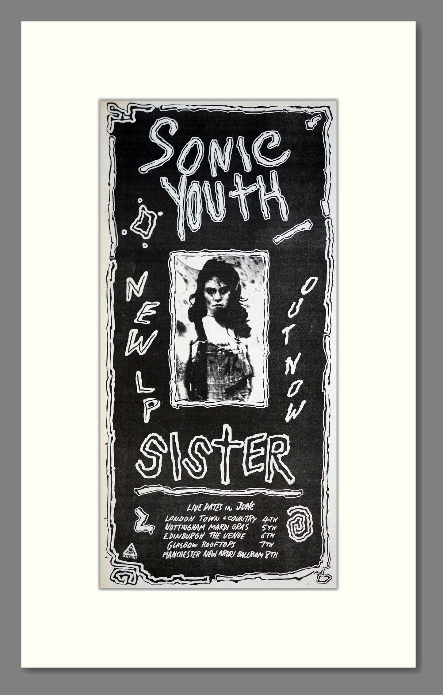 Sonic Youth - Sister. Vintage Advert 1987 (ref AD21008)