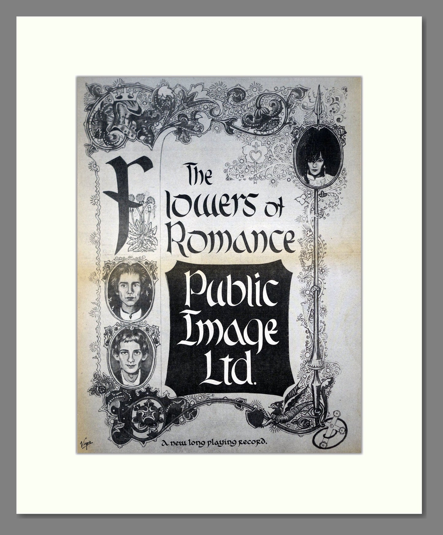 Public Image Limited - The Flowers Of Romance. Vintage Advert 1981 (ref AD21064)