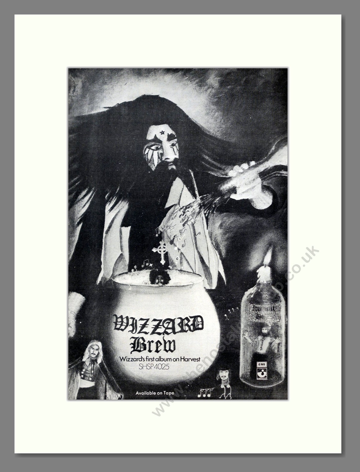 Wizzard - Brew. Vintage Advert 1973 (ref AD21175)