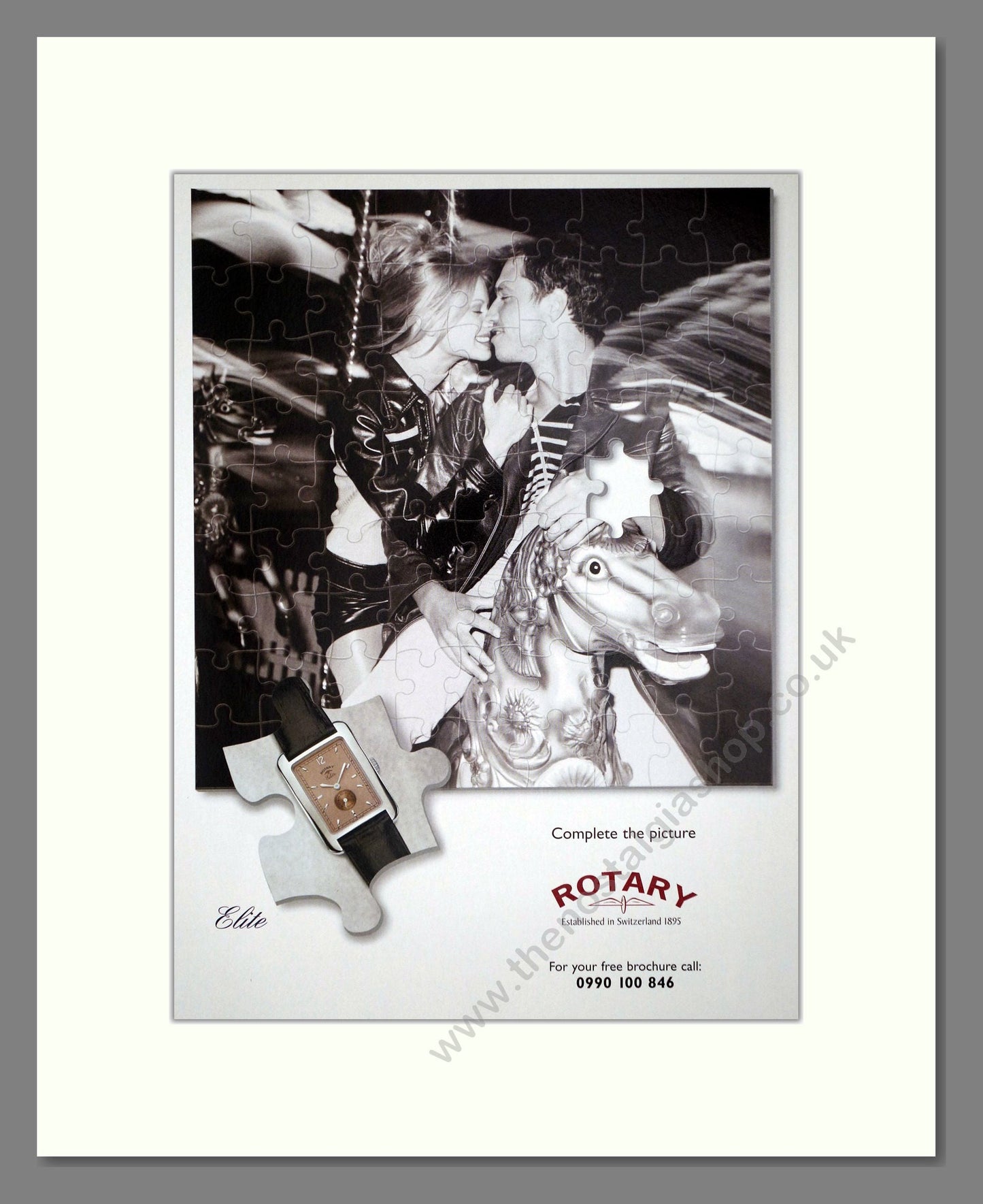 Rotary - Tank Watch. Vintage Advert 1997 (ref AD67470)