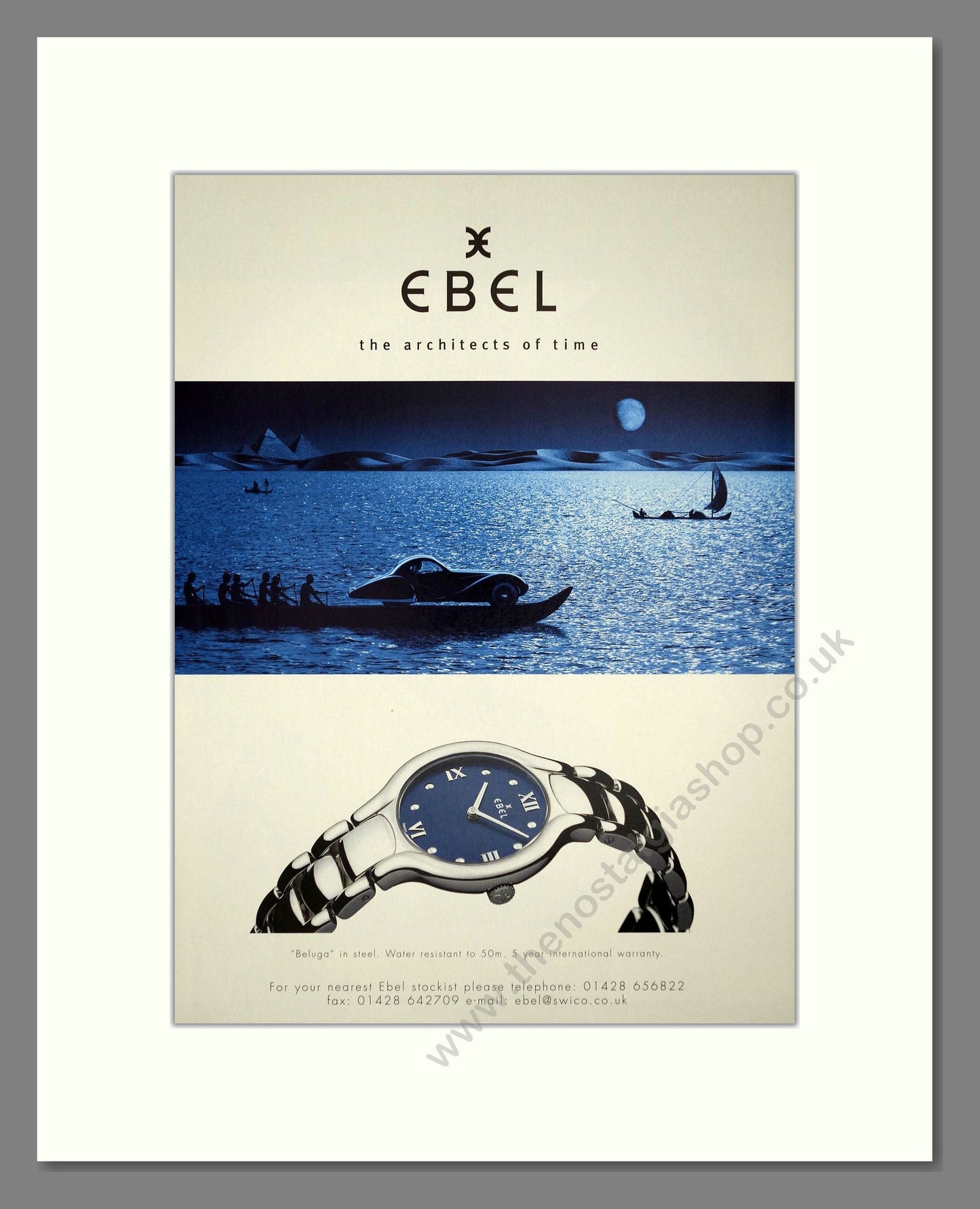 Ebel - Beluga. Vintage Advert 1998 (ref AD67475)