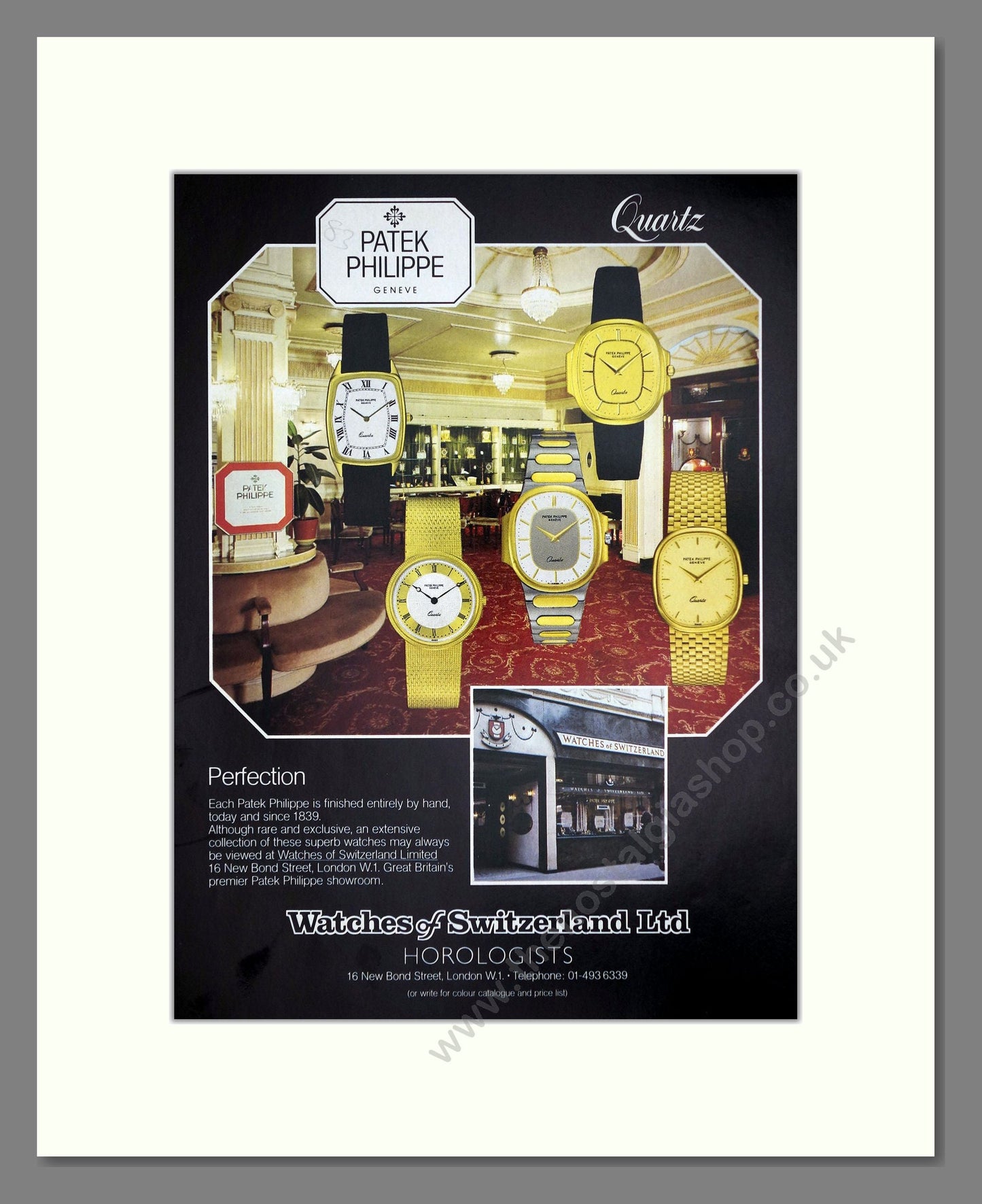 Patek Philippe - Various Watches. Vintage Advert 1983 (ref AD67575)