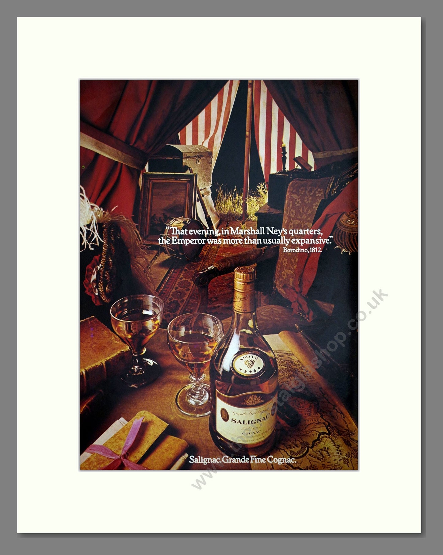 Sallgnac - Brandy / Cognac. Vintage Advert 1974 (ref AD67592)