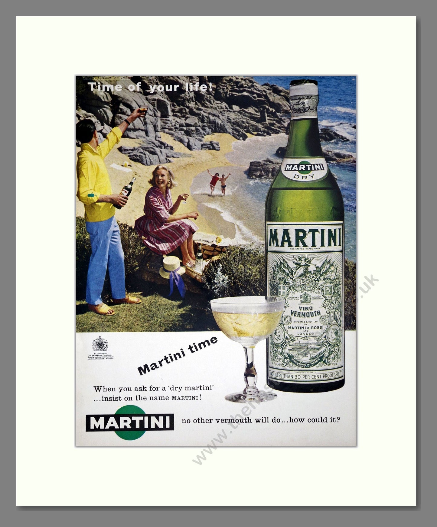 Martini - Vermouth. Vintage Advert 1962 (ref AD67594)