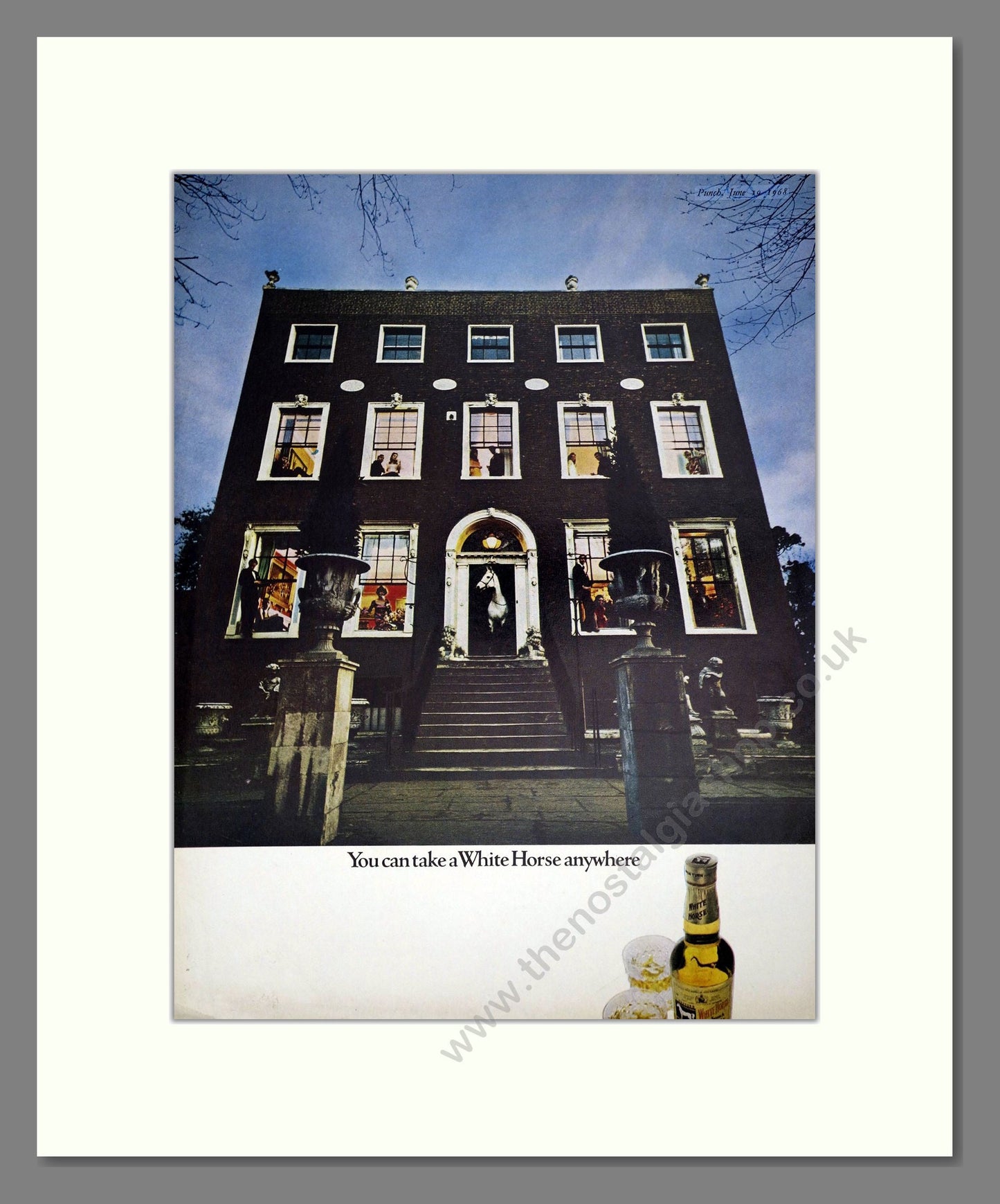 White Horse - Scotch Whisky. Vintage Advert 1968 (ref AD67614)