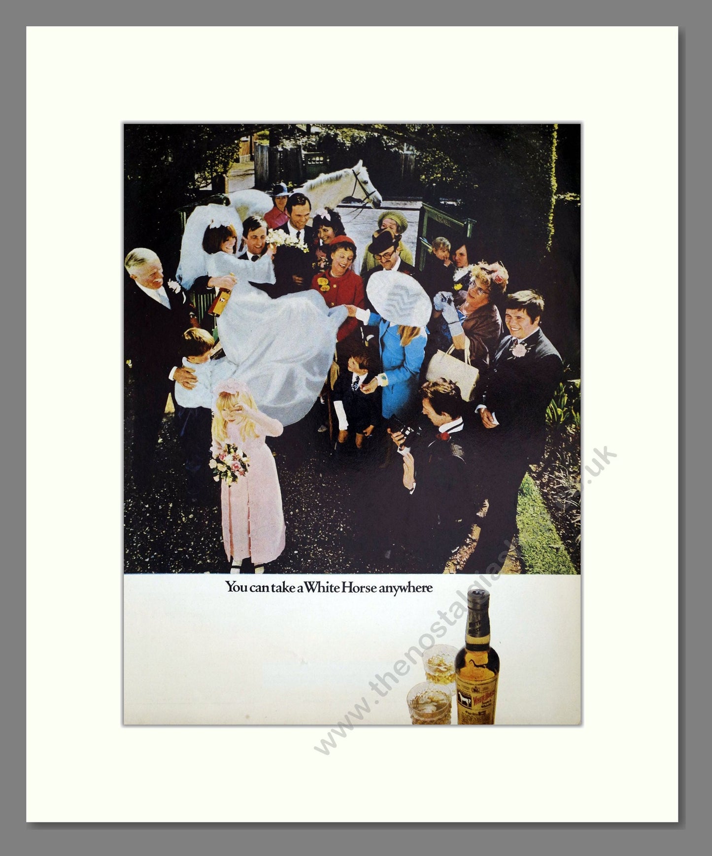 White Horse - Scotch Whisky. Vintage Advert 1968 (ref AD67615)