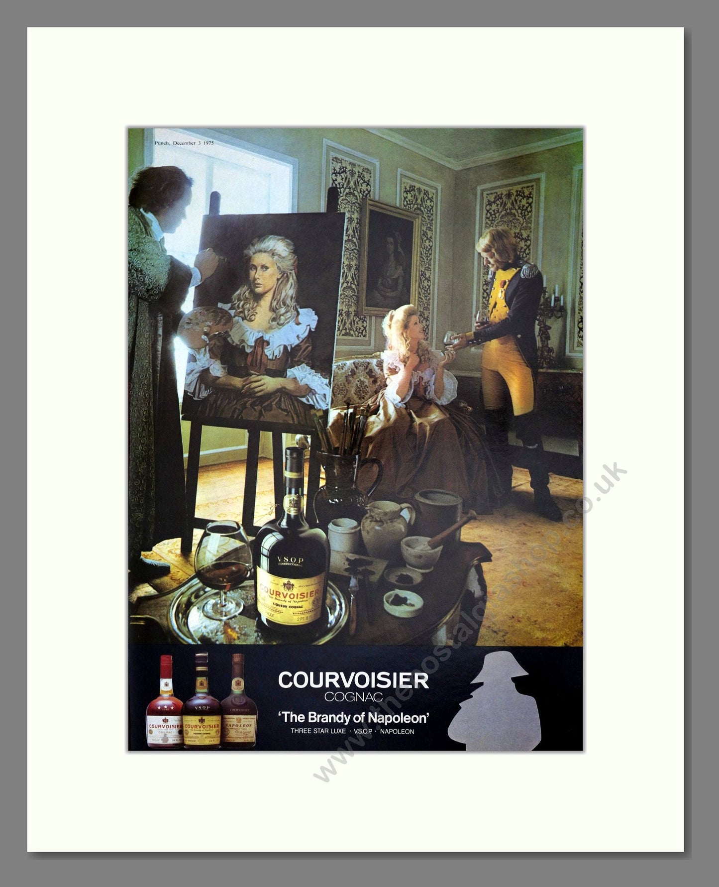 Courvoisier - Brandy / Cognac. Vintage Advert 1975 (ref AD67664)