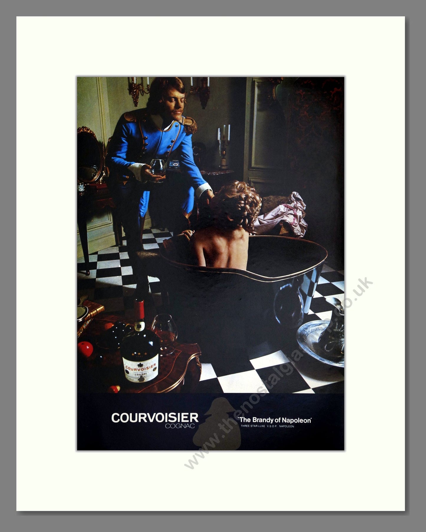 Courvoisier - Brandy / Cognac. Vintage Advert 1972 (ref AD67666)