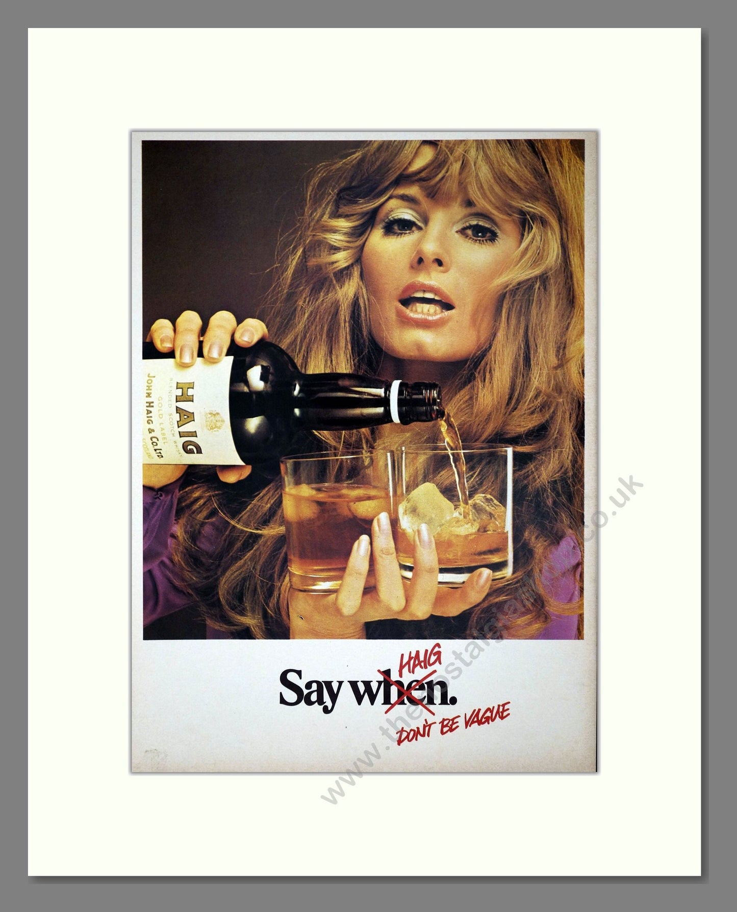 Haig - Scotch Whisky. Vintage Advert 1971 (ref AD67675)