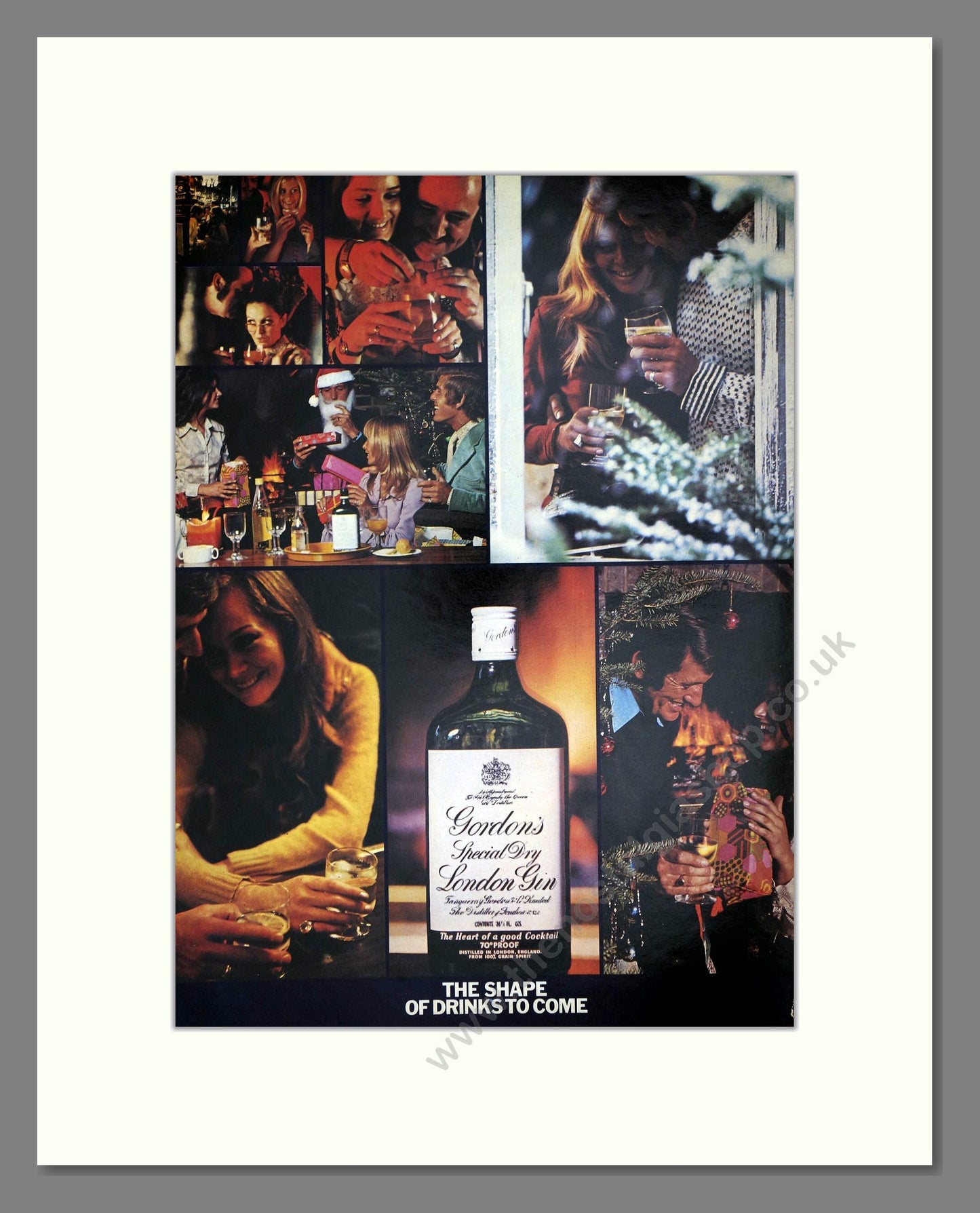 Gordon's - Gin. Vintage Advert 1970 (ref AD67709)