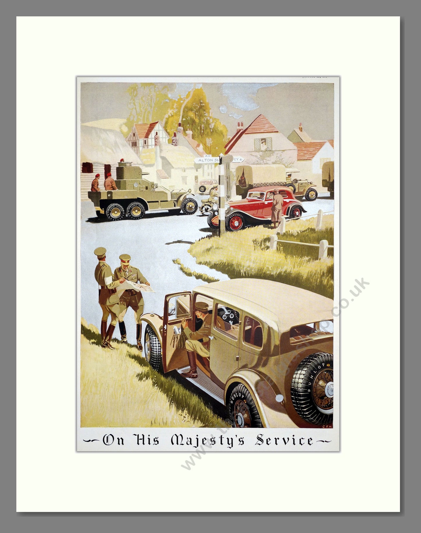Dunlop Fort Tyres. Original Advert 1934 (ref AD303734)