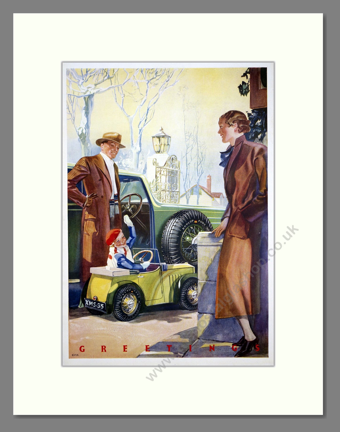Dunlop Fort Tyres. Original Advert 1935 (ref AD303736)