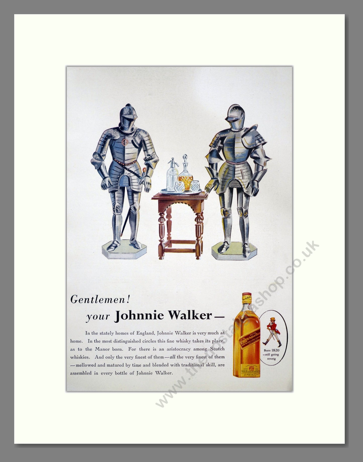 Johnnie Walker Scotch Whisky. Original Advert 1939 (ref AD303751)