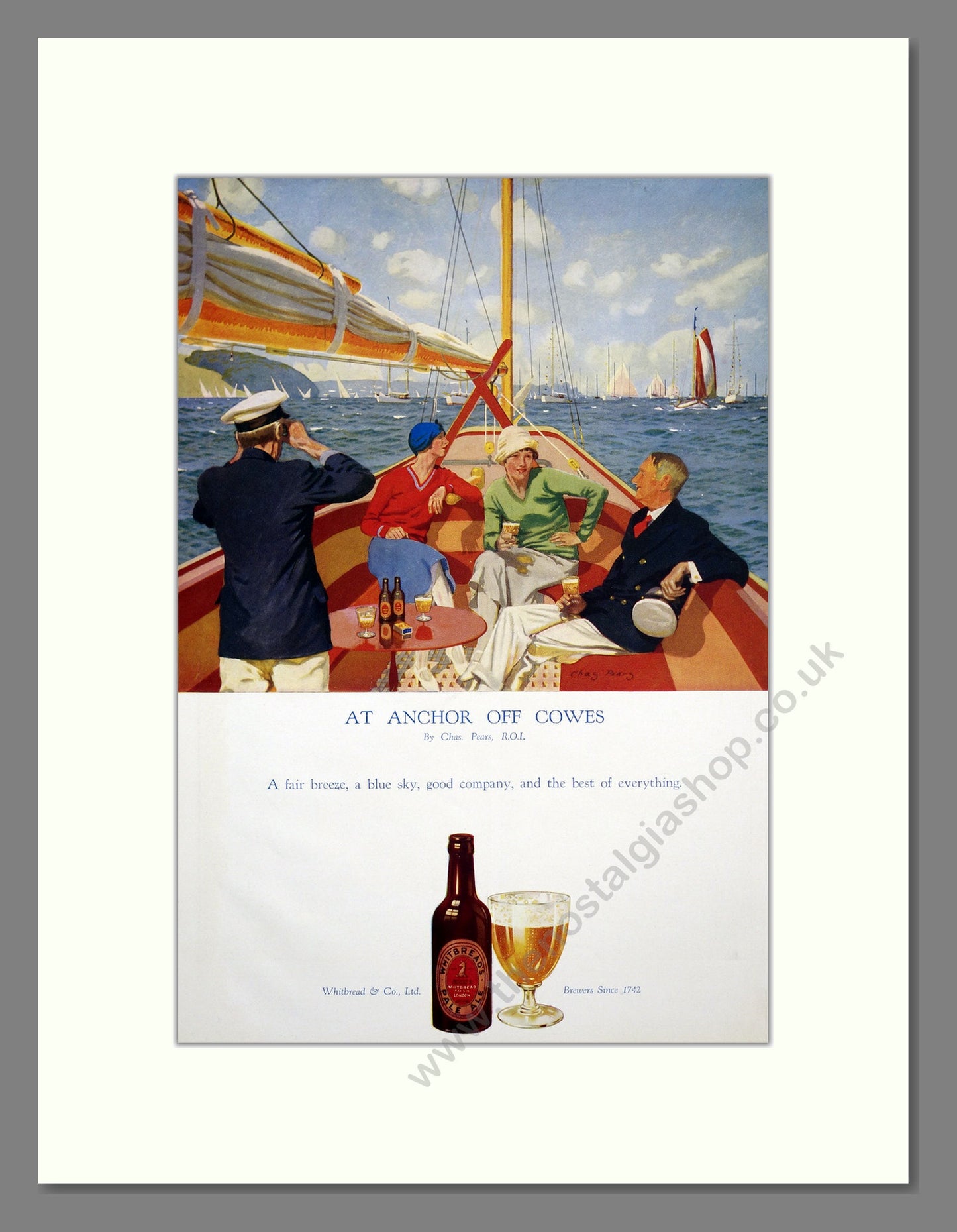Whitbread's Pale Ale. Original Advert 1934 (ref AD303784)