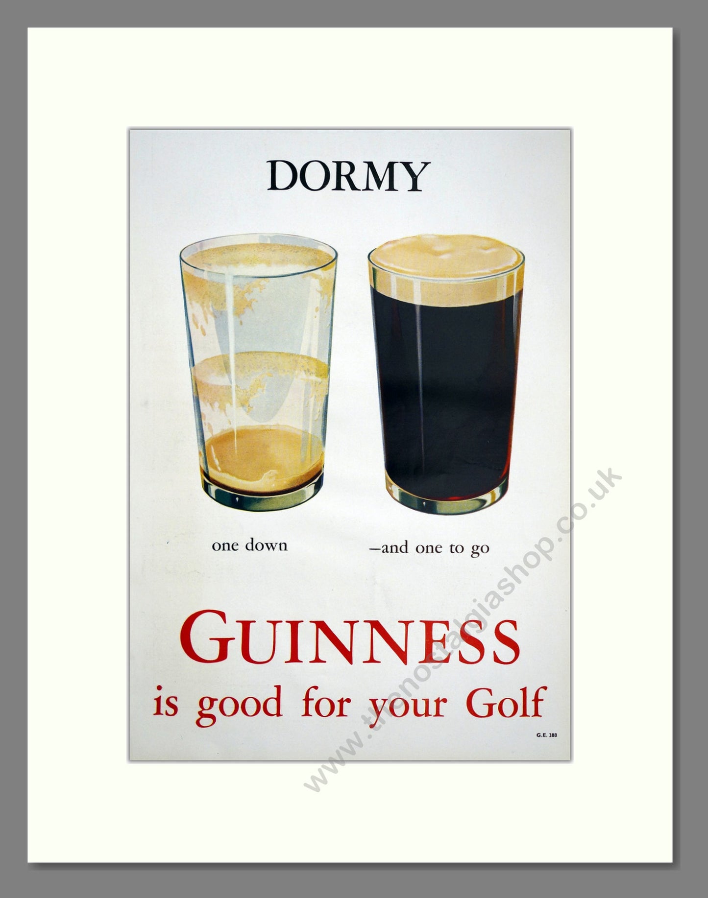 Guinness is Good For Your Golf. Original Advert 1934 (ref AD303798)