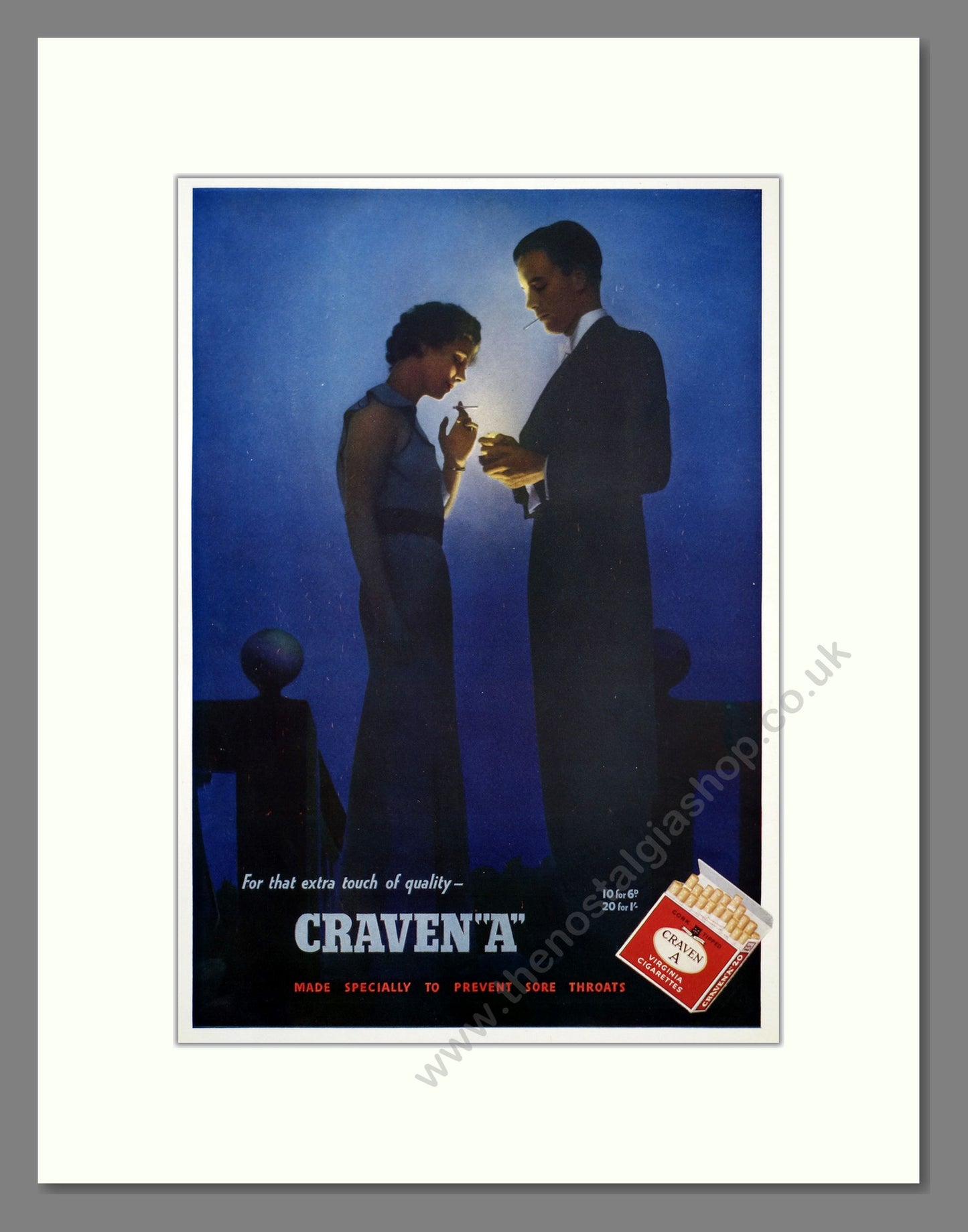 Craven A Cigarettes. Original Advert 1936 (ref AD303835)