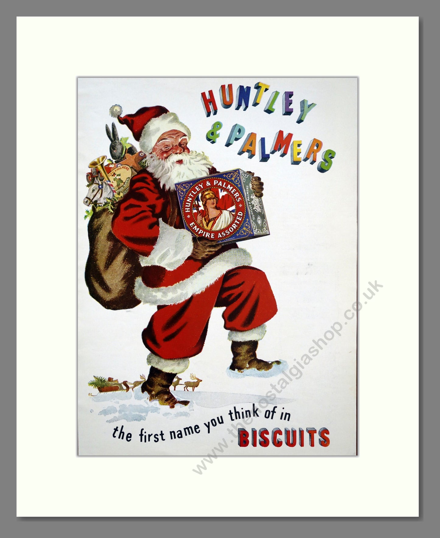 Huntley & Palmers Biscuits. Vintage Advert 1950 (ref AD303813)