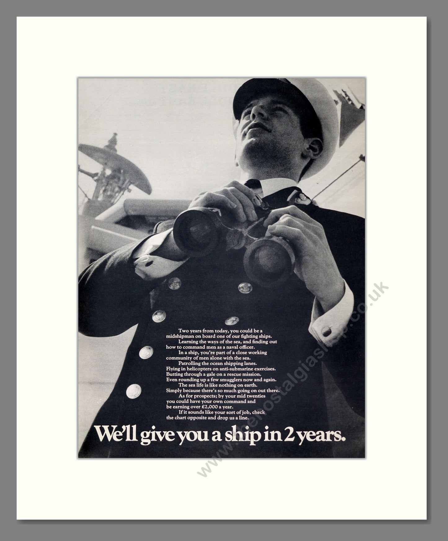 Royal Navy. Original Advert 1969 (ref AD304022)