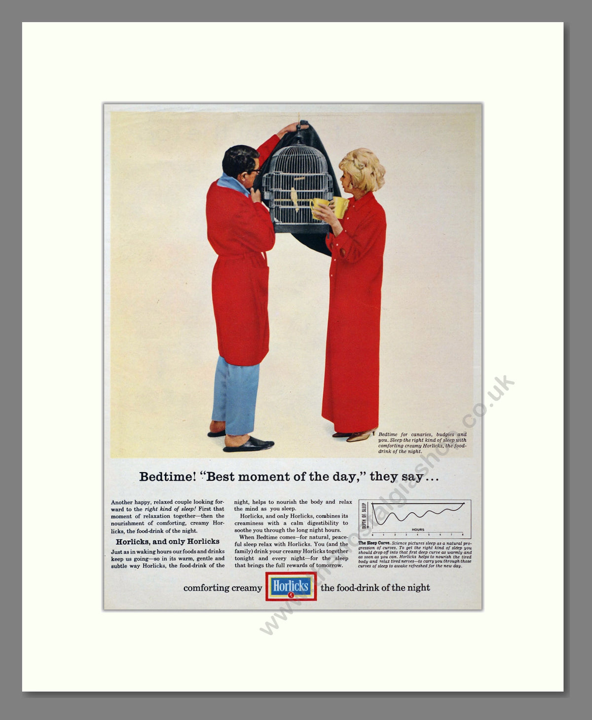 Horlicks. Vintage Advert 1963 (ref AD304009)