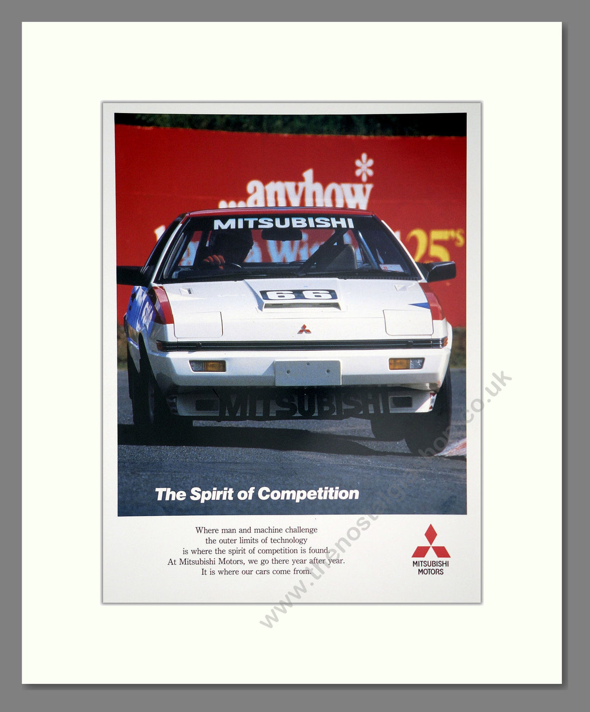 Mitsubishi, The Spirit of Competition. Original Advert 1984 (ref AD304188)